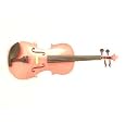NEW VIOLIN METALLIC PINK FULL SIZE + CASE + Starter Set