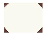 House Of Doolittle 441 Ecotones Desk Pad 25Sheet Pad 22x17 Brown RhinoMoonlight Cream