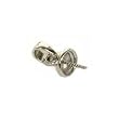 14K White Gold Pearl Pendant Cup Setting Part