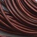 Lederband, 2 mm, 100cm, sepia/dunkelbraun