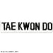 Sweatband - ''Tae Kwon Do''