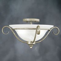 Thomas Lighting - M2904-80 : Monterrey Three-light flushmount by Meyda