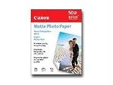 Canon Matte Photo Paper - Letter - 8.5" x 11" - Matte - 50 x Sheet - White