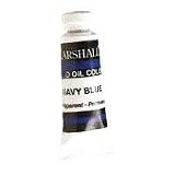 Marshall Navy Blue, Individual Oil Color for Hand Coloring, 1/2x2 Tube