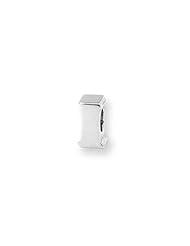 Letter I Charm in Silver for 3mm Charm Bracelets