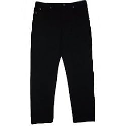 Women's Liz Claiborne Pants Black Straight Leg Fit Relaxed
