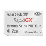 SanDisk Gaming RapidGX - Flash memory card - 2 GB - MS PRO DUO with MicroMate Reader