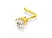 3MM CZ NOSE STUD