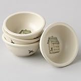 Pfaltzgraff Naturewood Pinch Finger Bowls Set of 4