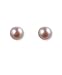 Jewelry : Fresh by Honora Cultured Freshwater Plum Pearl Button Earrings