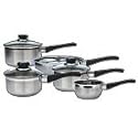 Concept Cookware Induction Pan Set 5 Piece in Stainless Steel Fully Induction Compatible