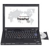 cover of Lenovo ThinkPad T61 7664 - Core 2 Duo T7500 / 2.2 GHz - Centrino Pro - RAM 1 GB - HDD 160 GB - DVD-Writer - Quadro NVS 140M - Gigabit Ethernet - WLAN : Bluetooth 2.0 EDR, 802.11 a/b/g/n (draft) - TPM - fingerprint reader - Vista Business - 14.1