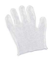 Condor 4JC98 Glove, Inspect, Cotton, Women, White, Pr, Pk12