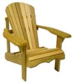 Kitchen: The Adirondack Bear Chair   Red Cedar
