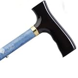 Dolphin Cane - Folding Dolphin Cane. This walking cane has double cord system for easy folding convenience and a comfortable Fritz handle for arthritis sufferers. Each cane individually hand painted.