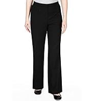 Plus Flat Front 1 Zip Pocket Straight leg Trousers
