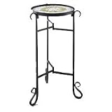 Mintcraft W52291 ROUND TOP MOSAIC PLANT STAND 13