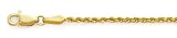 14K Yellow Gold 1.5MM REGULAR ROPE SOLID 20" NECKLACE