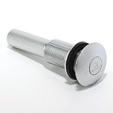 Review Decolav 9298-MC / Decolav 9298-MC Push Button Closing Umbrella Drain, Matte Chrome