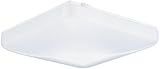 Lithonia Lighting One-Light Fluorescent Flush-Mount Ceiling Fixture, White Acrylic #FM22 ACLR LP M4