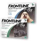 Frontline Plus Flea Medication 3 month Supply 23-44 lbs