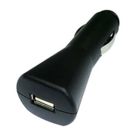 Sumnique-Black USB IN CAR CHARGER (FOR IPOD VIDEO, NANO, PHOTO, MINI, SHUFFLE, ALL MP3 & MP4