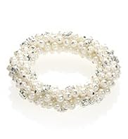 Diamanté & Faux Pearl Bracelet