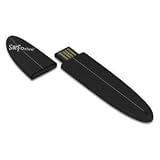 1GB Hi-speed Rubber Exterior USB 2.0 Flash Drive Black Surfdrive