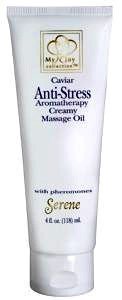 Anti Stress Massage Lotion Melon Cucumber 4 oz Oil with Pheromones