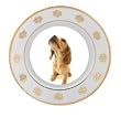 Custom Photo Plate - Porcelain: 6 1/2" White Pet Paw Plate Created From Your Favorite Photo