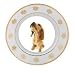 Custom Photo Plate - Porcelain: 6 1/2" White Pet Paw Plate Created From Your Favorite Photo