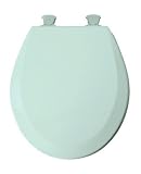 Mayfair Seat 46ECDG-455 Round Wood Toilet Seat - Seafoam
