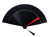 絹貼扇子（7寸/45間・手貼）収納用文化箱付き/No1773-No1775