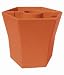 BRELLA VASE - 5 inch - Opaque - Terra Cotta - Patio Umbrella Vase