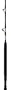 Shakespeare Two-Piece Ugly Stik Bigwater Spinning Rod