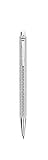 Caran D'ache Ecridor Type 55 Ballpoint Pen Silver & Rhd