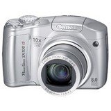 Canon Powershot SX100 IS Digital Camera Kit, 8.3 Megapixels, 10x Optical Zoom, 4x Digital Zoom, 2.5 LCD Screen, Silver - Refurbished by Canon U.S.A.