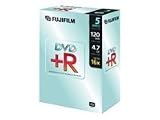 Review FUJIFILM DVPGE18A / Fujifilm DVD+R Video Box X 5 Pack (4.7GB 16X)