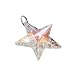 Sterling Silver Clear AB Swarovski Crystal Star Pendant