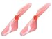 Replacement Red Tail Props (qty 2) For Mini Infrared Remote Control Electric Helicopter