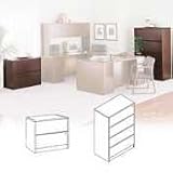 Hon 10762J 2 Drawer Lateral File, 10700 Series, 36Wx20Dx29-5/8H, Henna Cherry