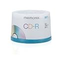 Memorex 700MB/80-Minute 52x Data CD-R Media (50-Pack Spindle)