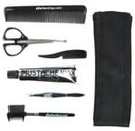 eBARBERSHOP 5 Piece Moustache Grooming Kit With Choice Of Wax In Hard Or Soft Tube