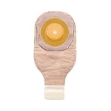 Hollister Premier Lock 'n Roll Drainable Pouch # 8528, Cut-to-Fit Convex Flextend Skin Barrier, with Tape, Transparent, Length 12", Barrier