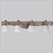 Progress Lighting P3316-04 Fransisca Platinum Mist 4 Light Wall Sconce Lamp