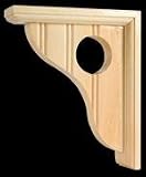 Wainscoat Swag Sconce Bracket 7" X 9" [CAPITOL CITY LUMBER]