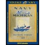 Vintage Navy Football 2010 Wall Calendar