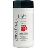 Dog Ear Wipes / Dog Eye Wipes - John Paul Pet Ear & Eye Wipes for All Pets
