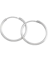 Platinum Each Hoop Earring