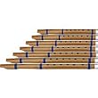 Fipple Bansuri Bamboo India Music Instrument Set of Seven&nbsp;Separate Flutes(bansuri2)